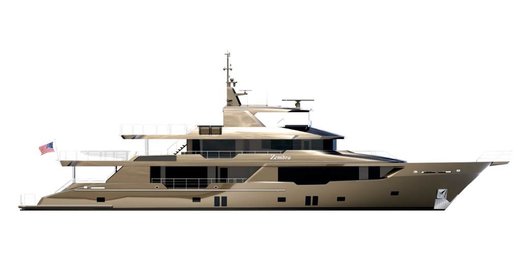 Charter yacht Project ZEMBRA rendering image