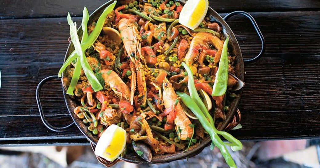 Paella dish at Sa Foradada