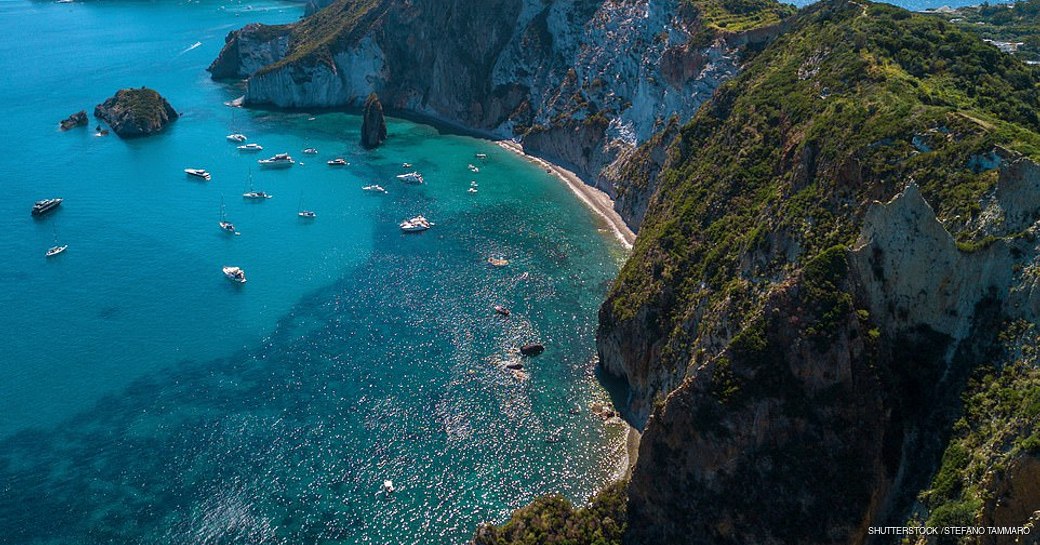 Spiaggia di Frontone Beach, ponza island