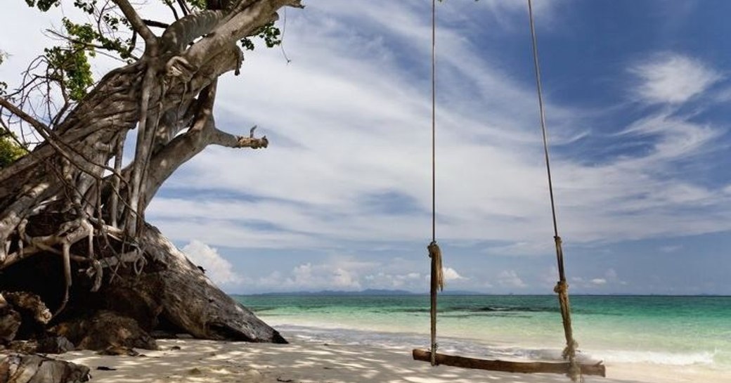 Thailand swing on beach