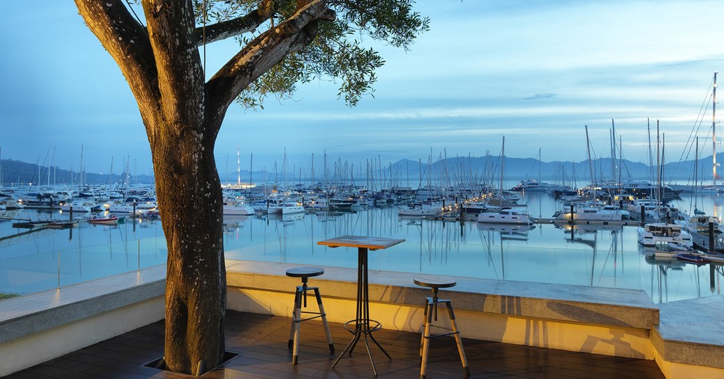 Yachts in Phuket Yacht Haven marina