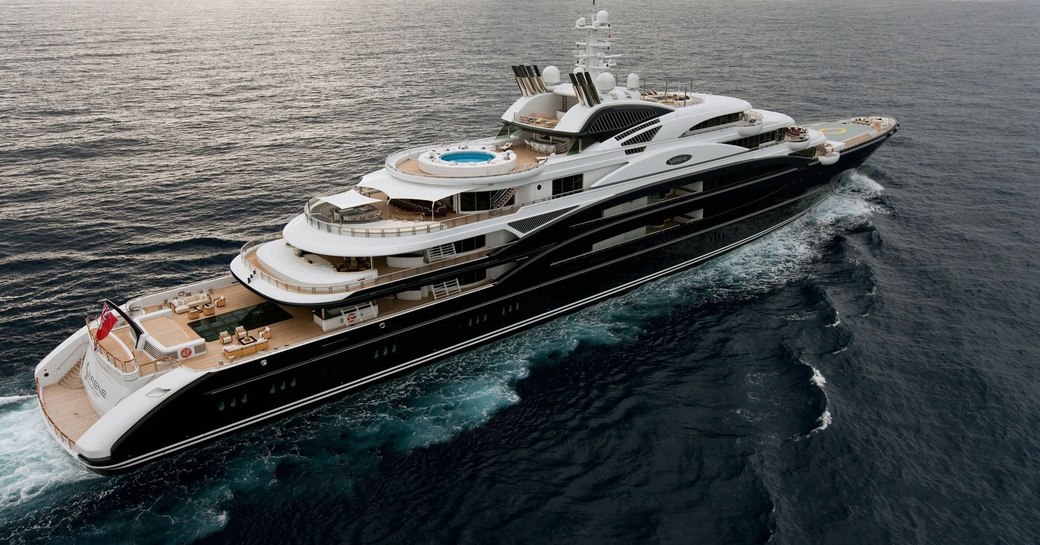 Superyacht SERENE is one of the largest yachts in the world