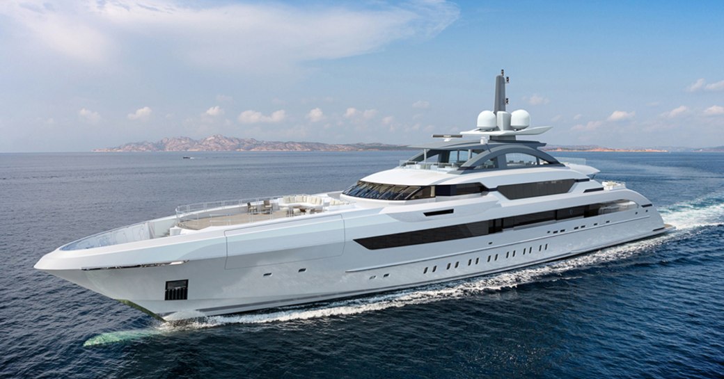 Superyacht Galactica Super Nova underway