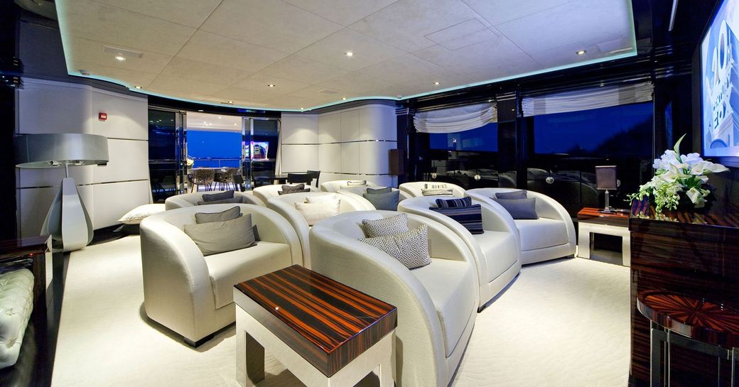 Superyacht MANIFIQ's cinema