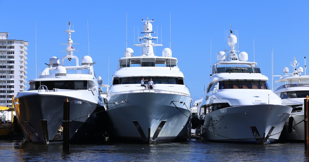 Superyachts at FLIBS