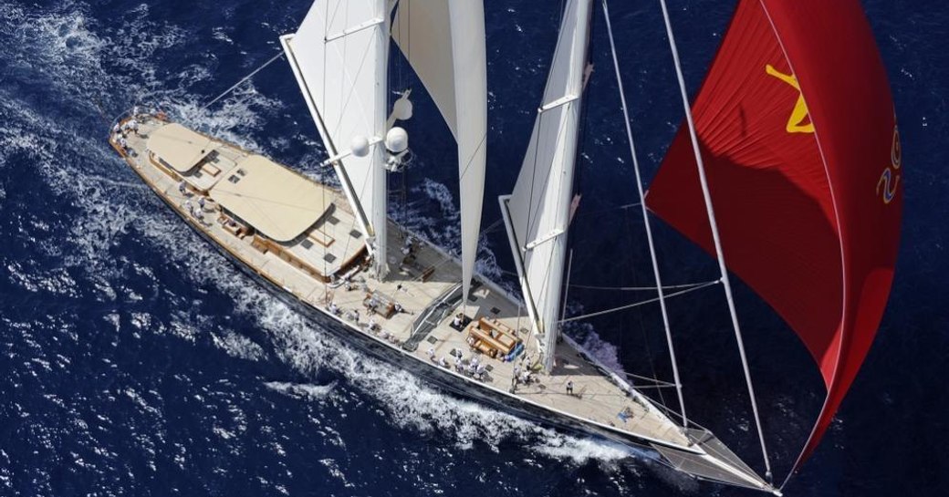 Sailing yacht ATHOS underway