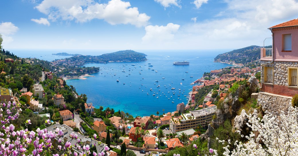 View over the French Riviera