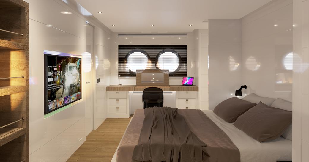 Cabin onboard charter yacht CARMEN