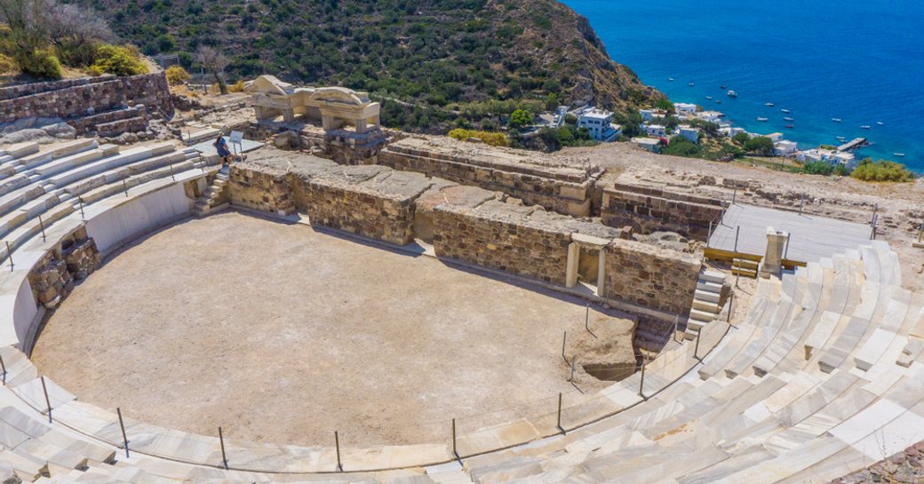 Roman amphitheater on Greek island