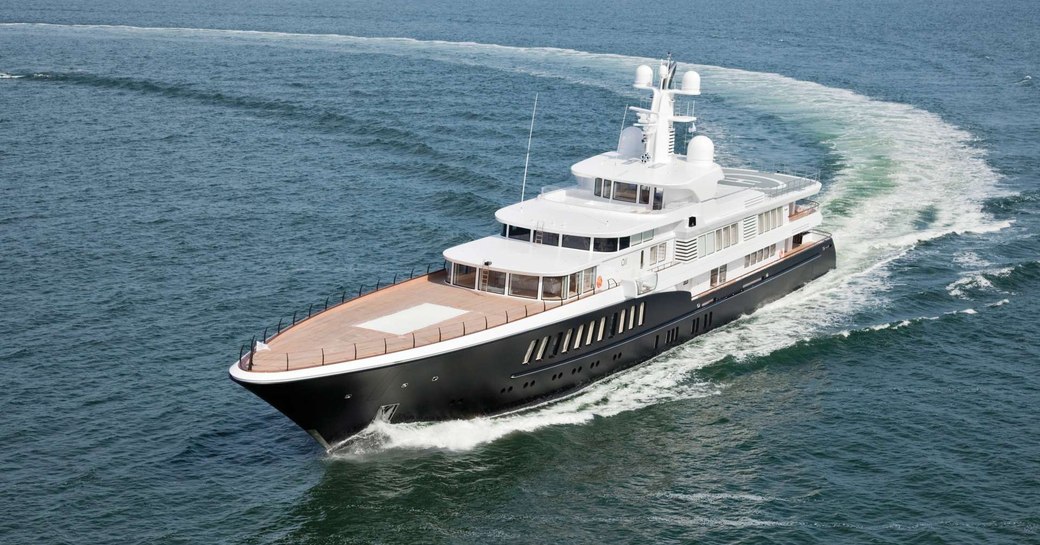 Feadship superyacht AIR underway