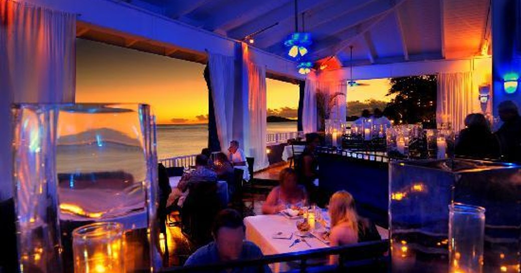Sunset at Restaurant Havana Blue