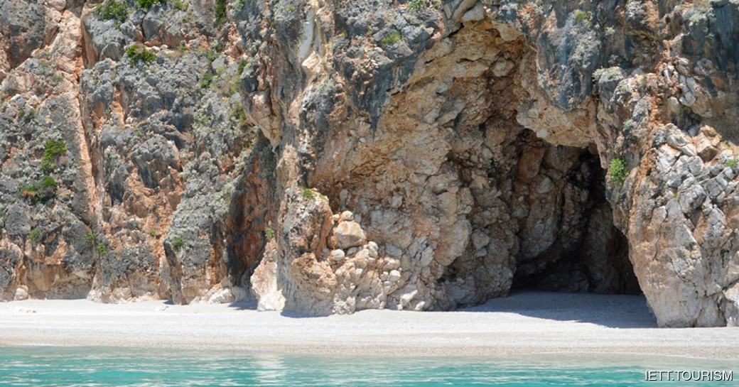 Gjipe Beach cave