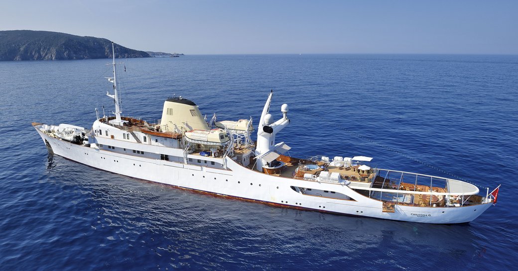 superyacht christina O 