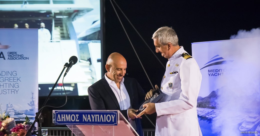 The awards given out at the closing ceremony of the Mediterranean Yacht Show 2016