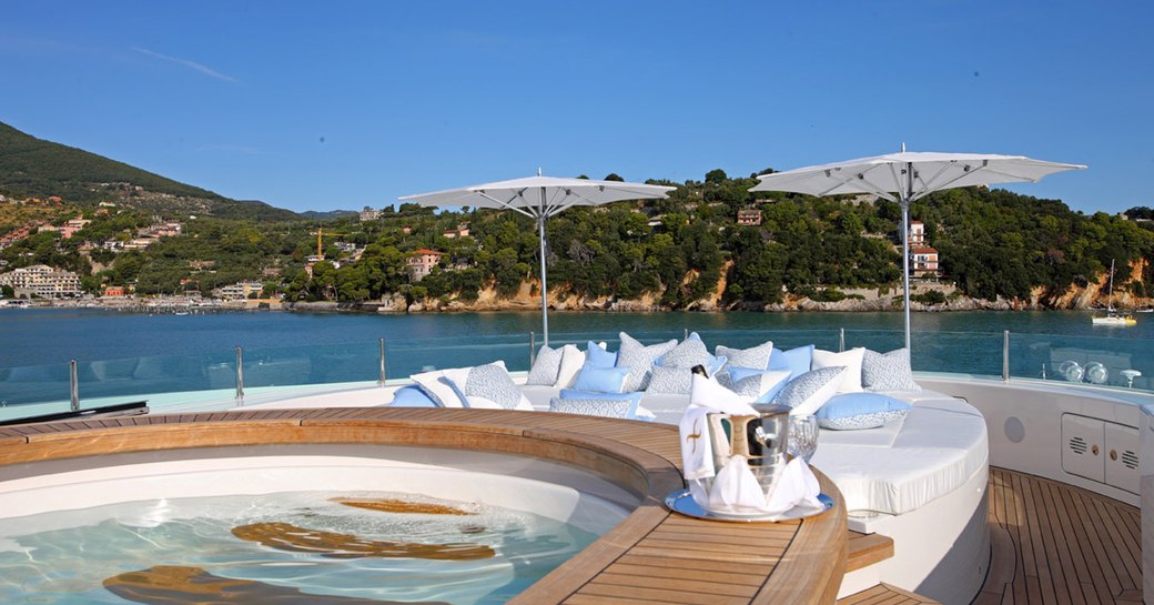 Sundeck Jacuzzi onboard St David