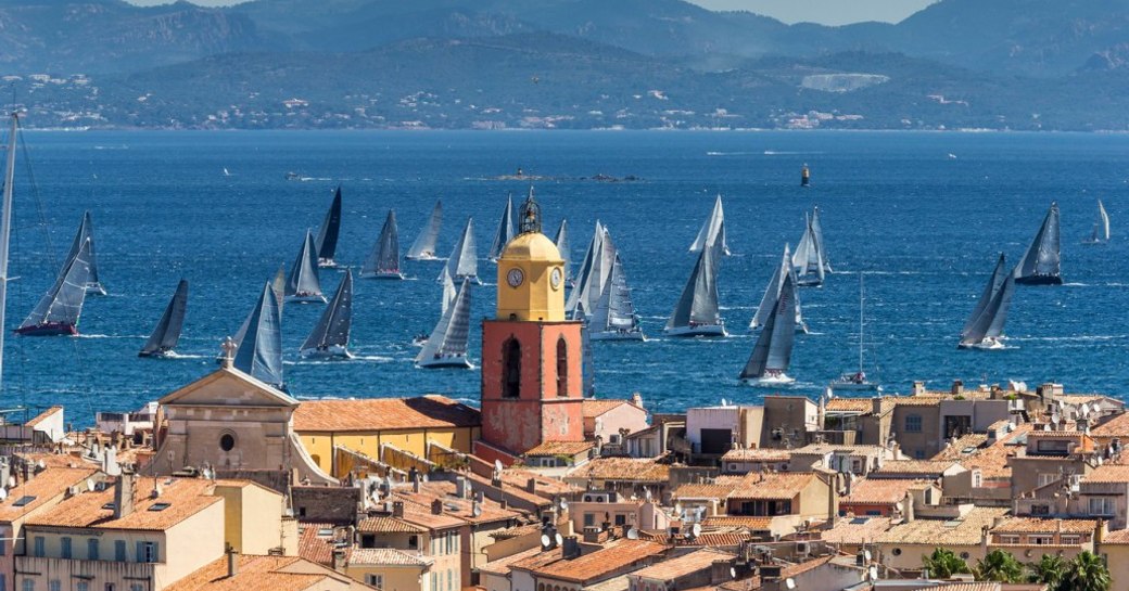 sailing yachts competing at Les Voiles de Saint-Tropez