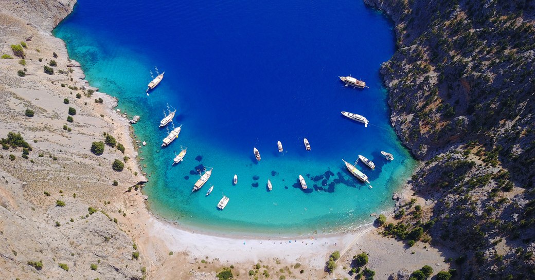 Agios Georgios aerial view