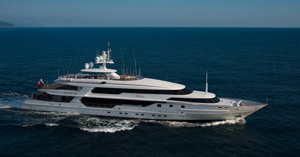 Superyacht 'The Wellesley' cruising