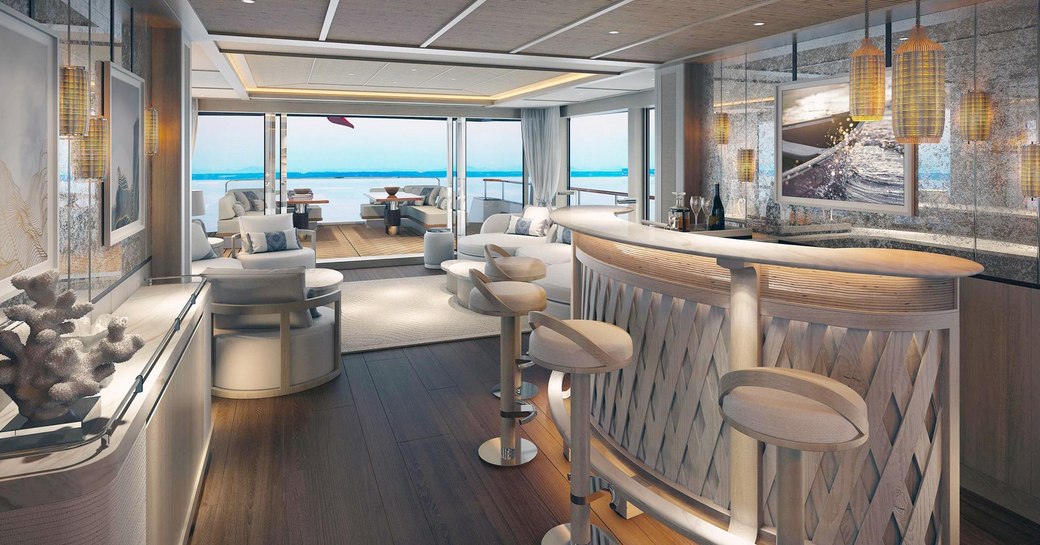 main salon on calypso I superyacht from mulder