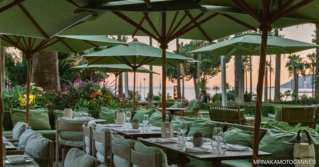Mr Nakamoto Cannes dining area