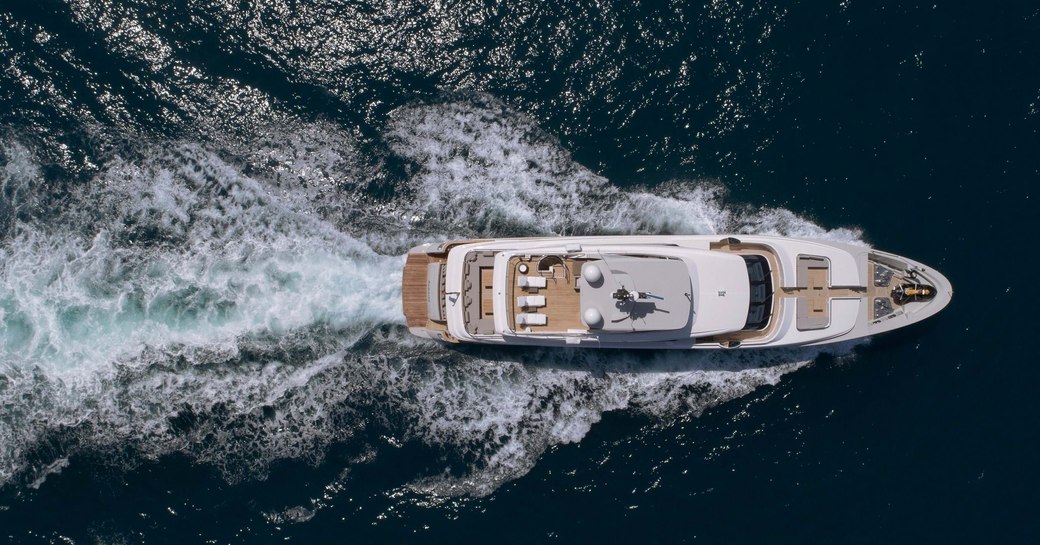 superyacht namaste underway