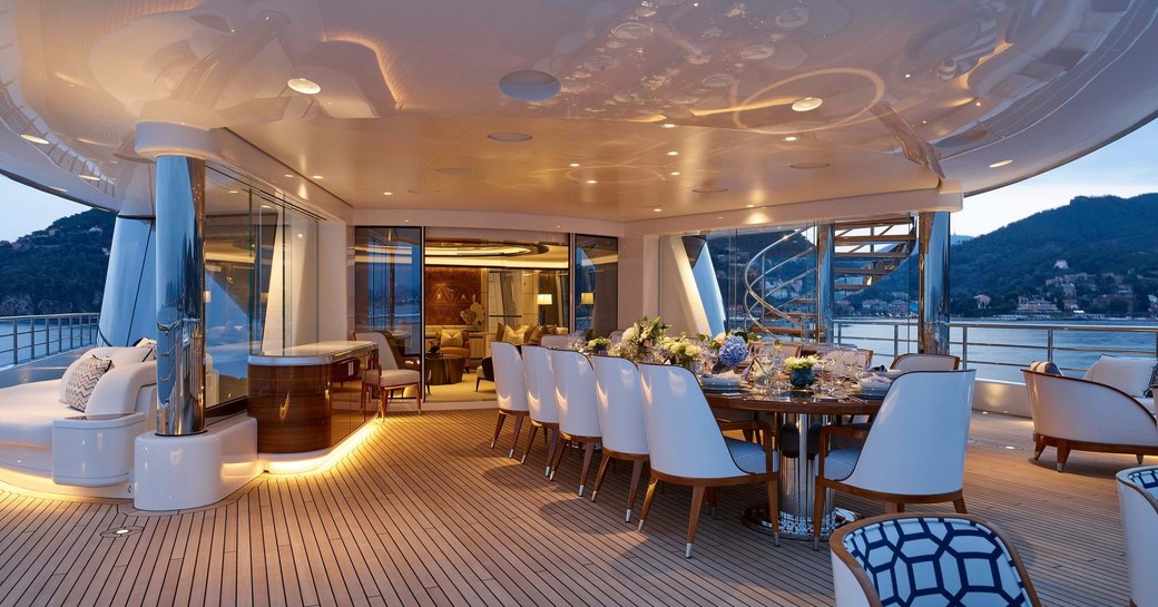 excellence superyacht exterior decks