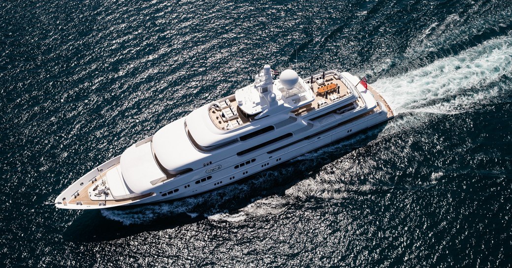 motor yacht TITANIA cruising on a luxury yacht charter in South East Asia 