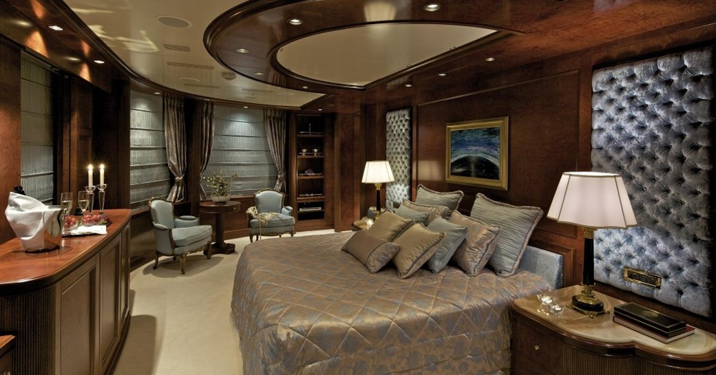 O'MEGA's master stateroom