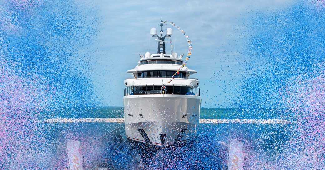 Launch ceremony for 72-meter yacht CRN 139