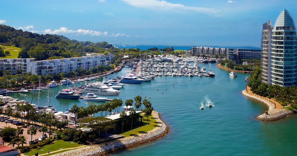 ONE°15 Marina Club hosts the singapore yacht show