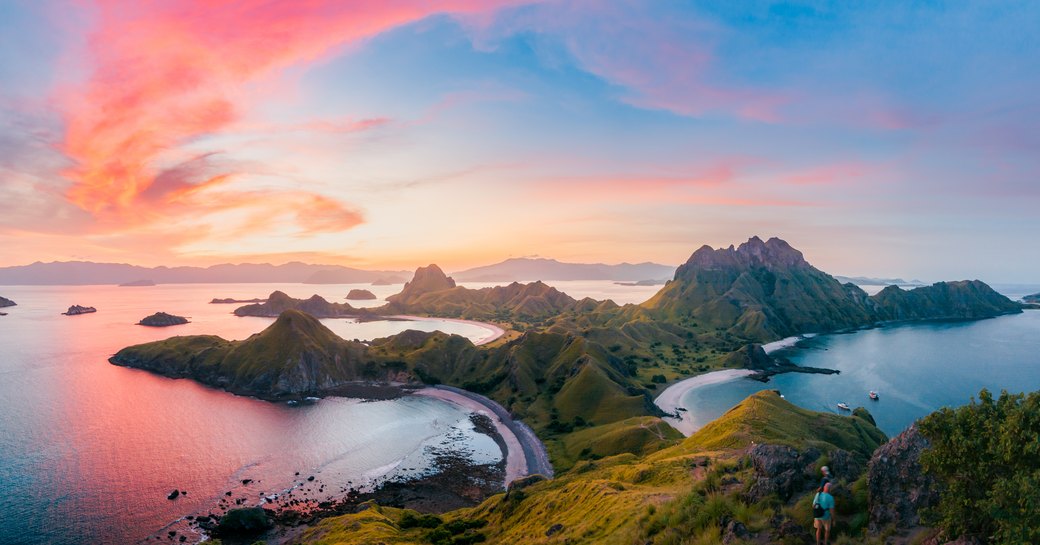 Komodo national park sunrise