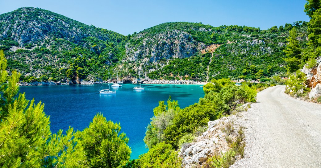 Skopelos island in the Sporades, Greece