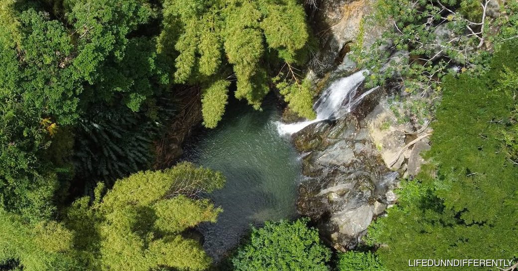 Argyle Falls Trinidad & Tobago aerial view