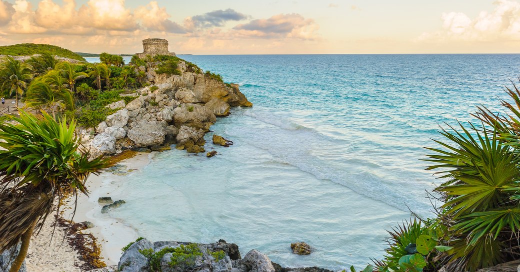 Peaceful beach in Mexico