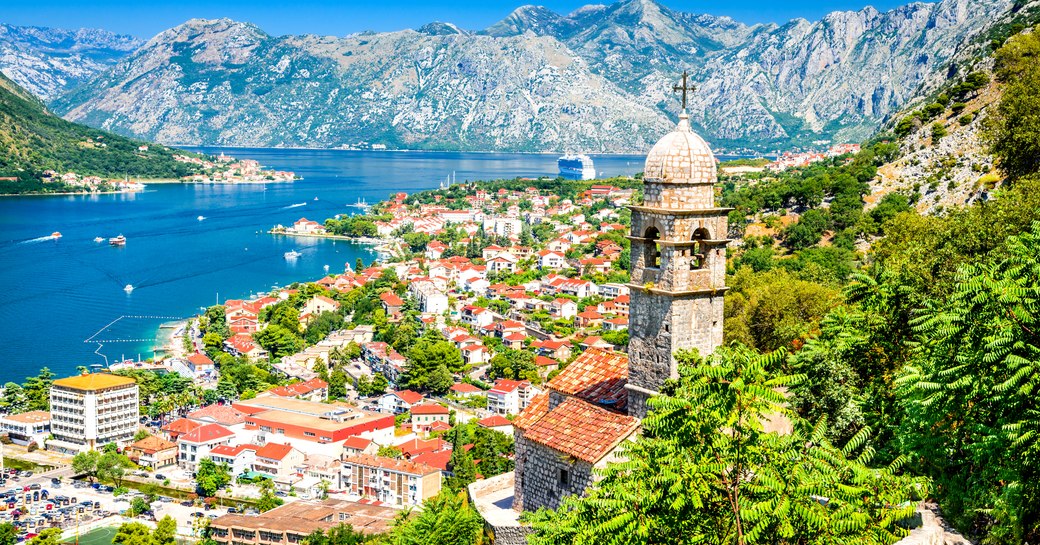 Elevated view of the Bay of Kotor