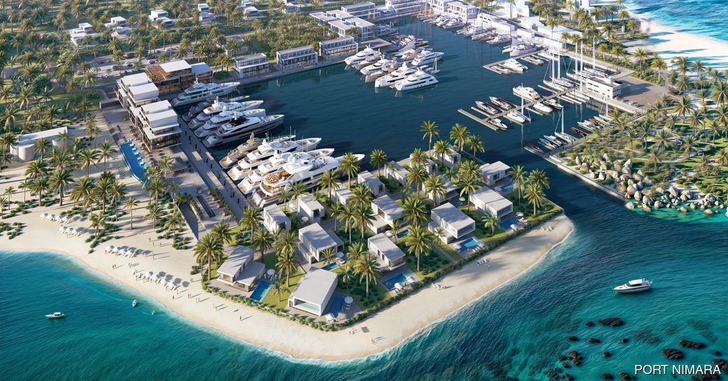 Aerial impression of Port Nimara