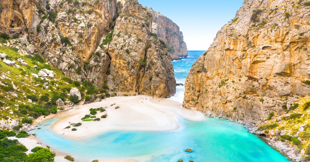 Mesmerising beach at cala de sa calobra