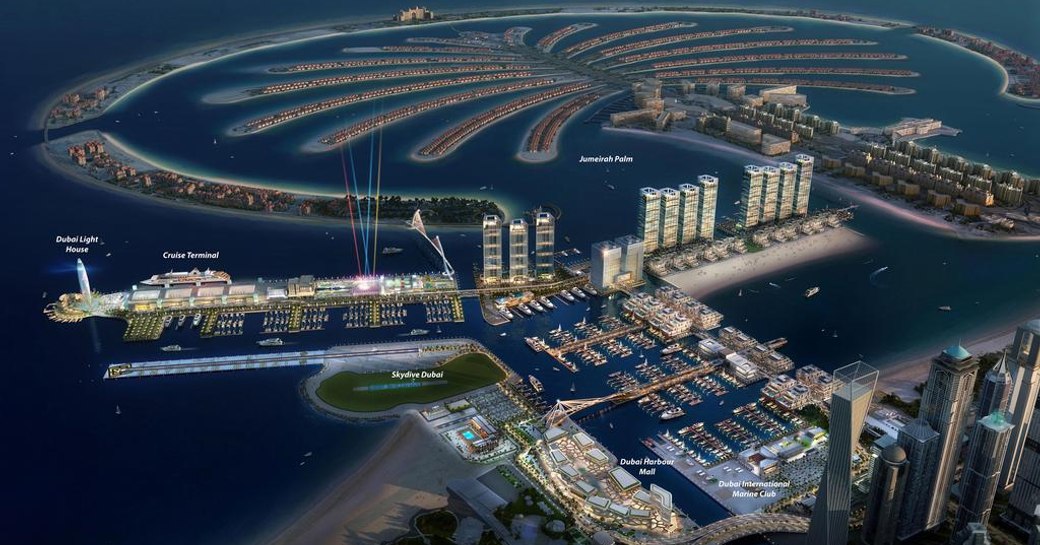 rendering of the new Dubai Harbour