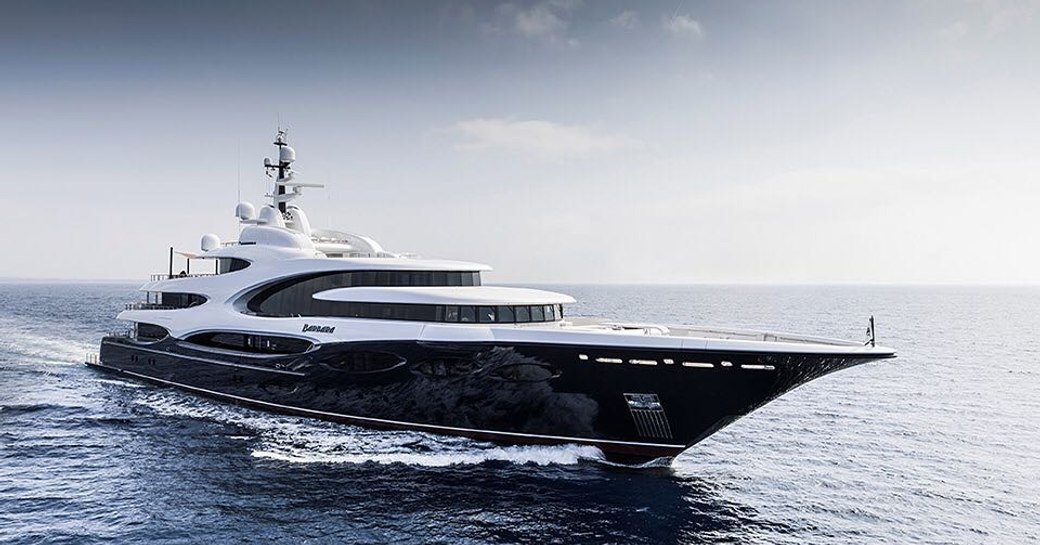 superyacht BARBARA underway in the Mediterranean