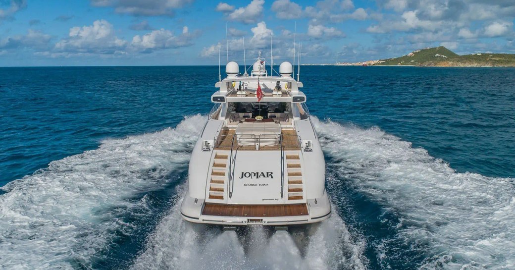 Aft deck motor yacht JOMAR