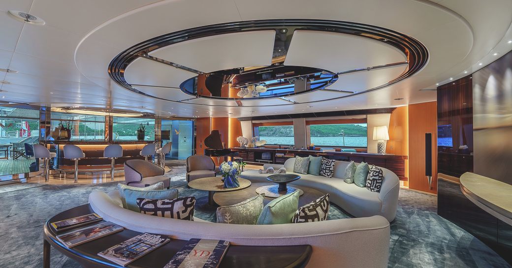 Superyacht charter MALTESE FALCON interiors