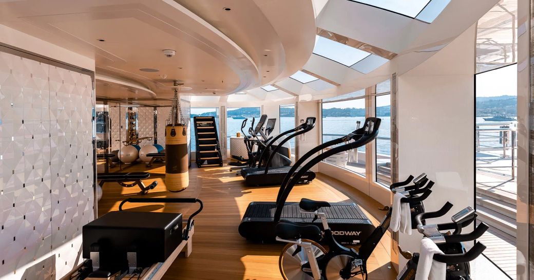 Gym onboard MY Lady S