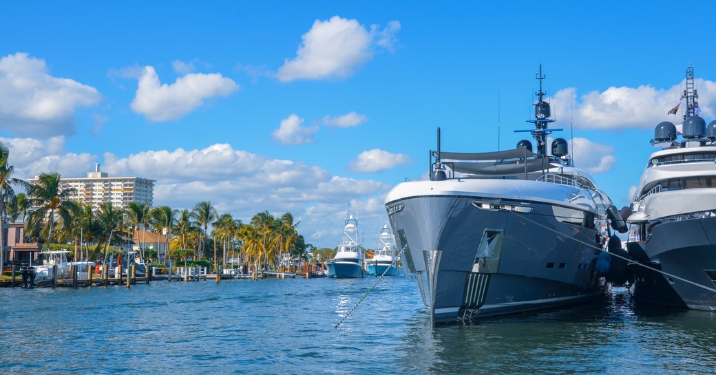 Superyacht at FLIBS 2019