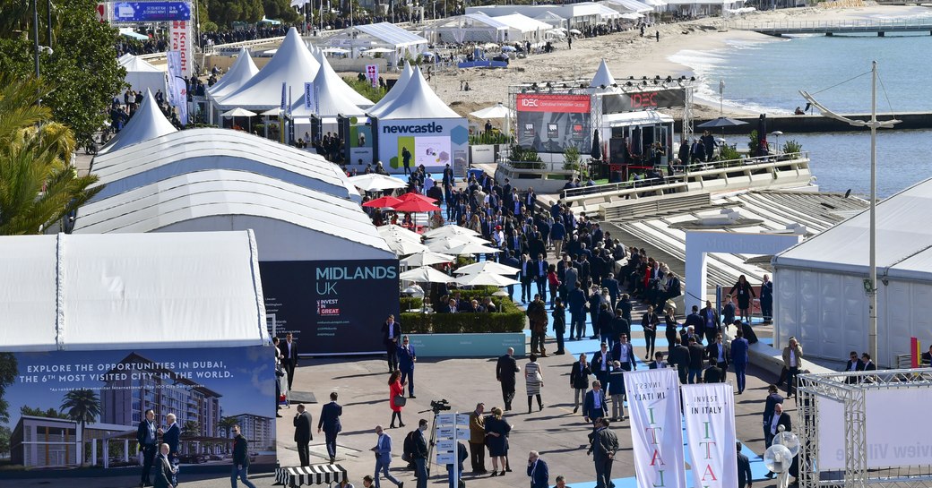 Participants of MIPIM at the event in Cannes