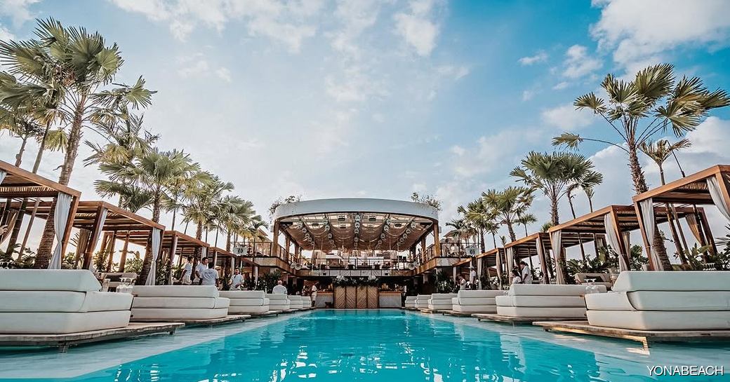 Yona Beach pool area wide shot