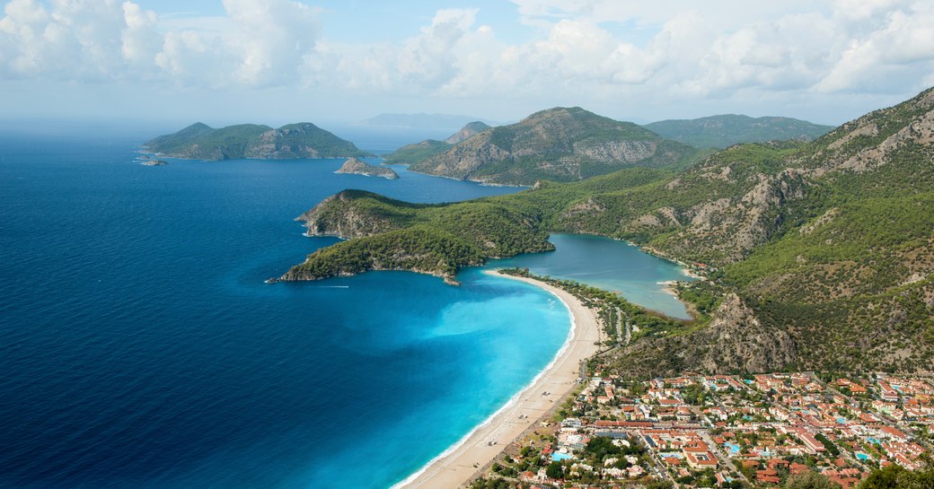 Spectacular mountainous coastline in Turkey