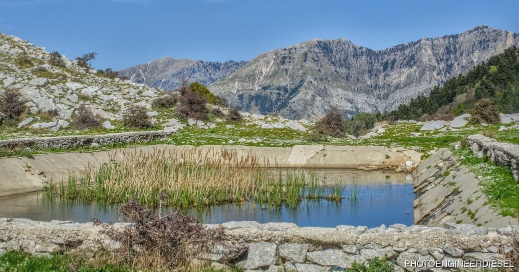 Lake in Llogara National Park