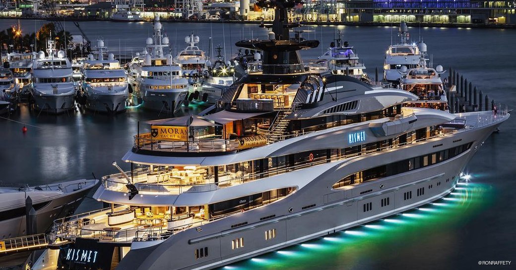 Charter yacht KISMET at Miami Yacht Sow 2019