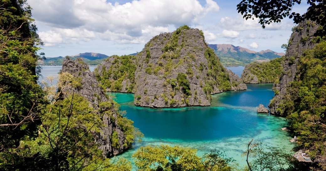 beautiful Mergui archipelago in Burma with azure waters