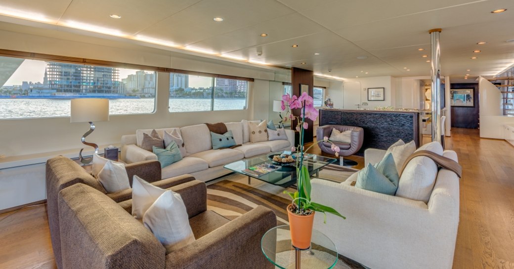 Lionshare motor yacht interior